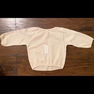 Quincy Mae cream blouse